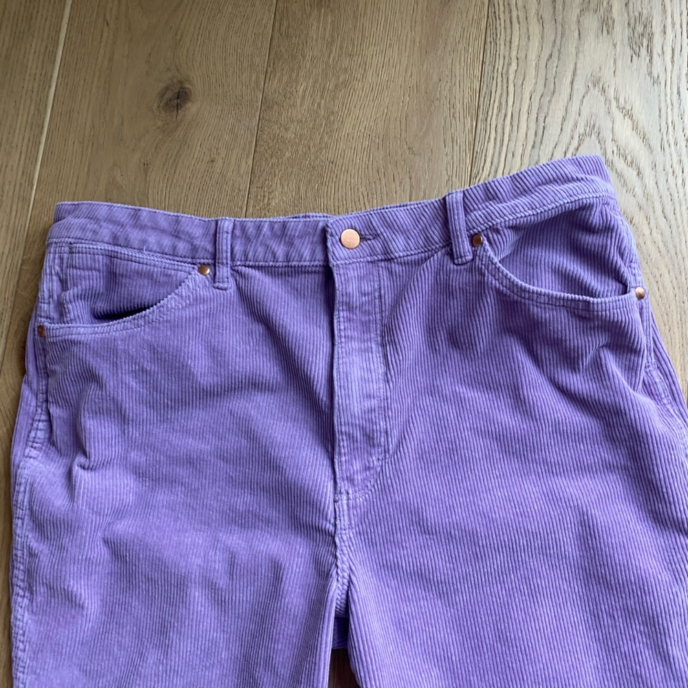 Wrangler Westward 626 Lilac Corduroy High-Rise Bootcut Pants - Picture 3 of 7